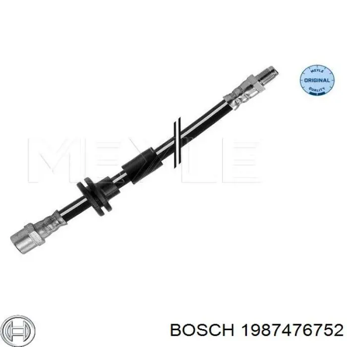 Купить 1987476752 Bosch Шланг тормозной передний