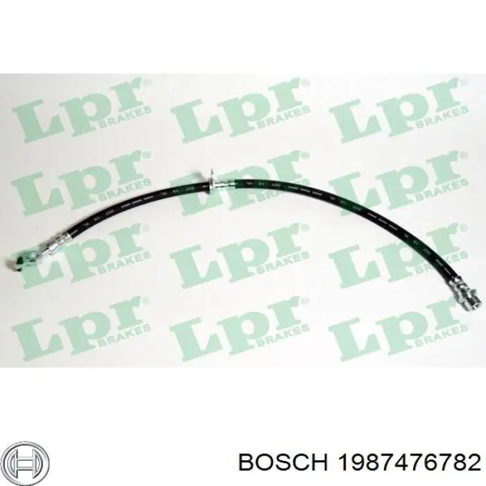 Купить 1987476782 Bosch Шланг тормозной передний левый