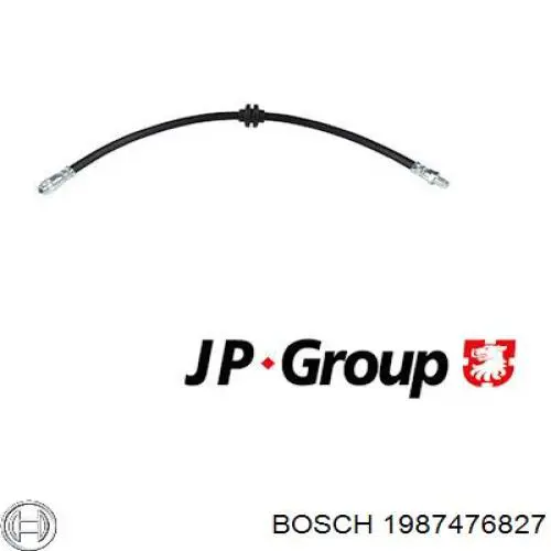 Шланг тормозной передний Bosch 1987476827 цена, от 12.27 USD