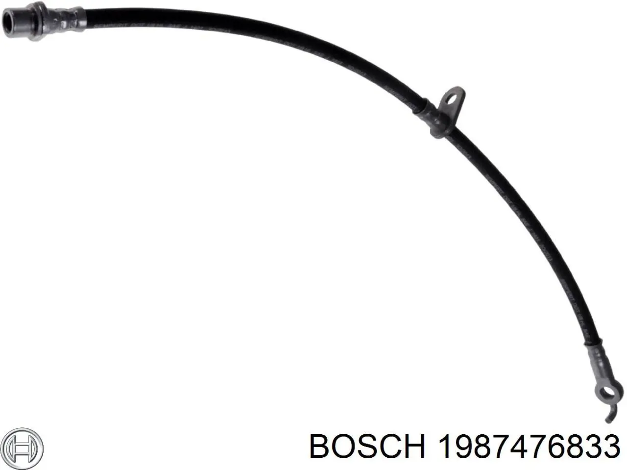 Tubo flexible de frenos delantero derecho 1987476833 Bosch