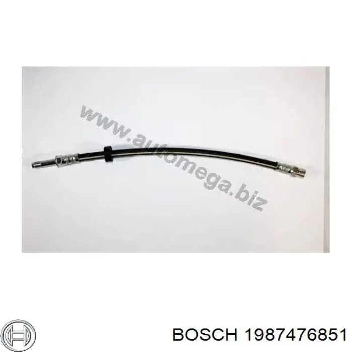 Шланг тормозной передний Bosch 1987476851 цена, от 9.69 USD