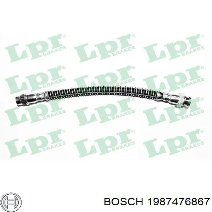 Тормозной шланг задний Bosch 1987476867 цена, от 6.57 USD