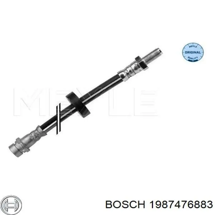 Тормозной шланг задний Bosch 1987476883 цена, от 10.44 USD