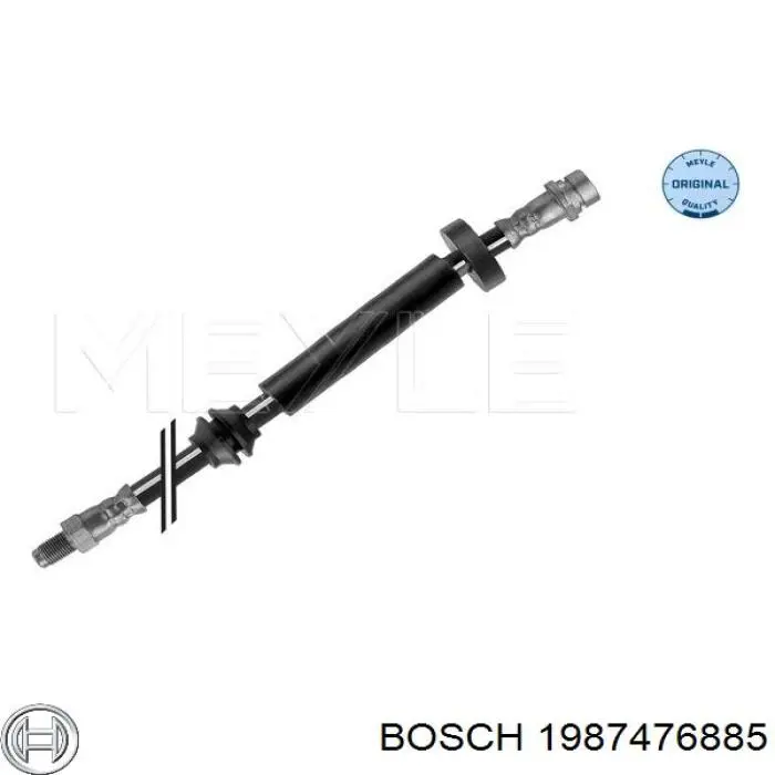 Шланг тормозной задний Bosch 1987476885
