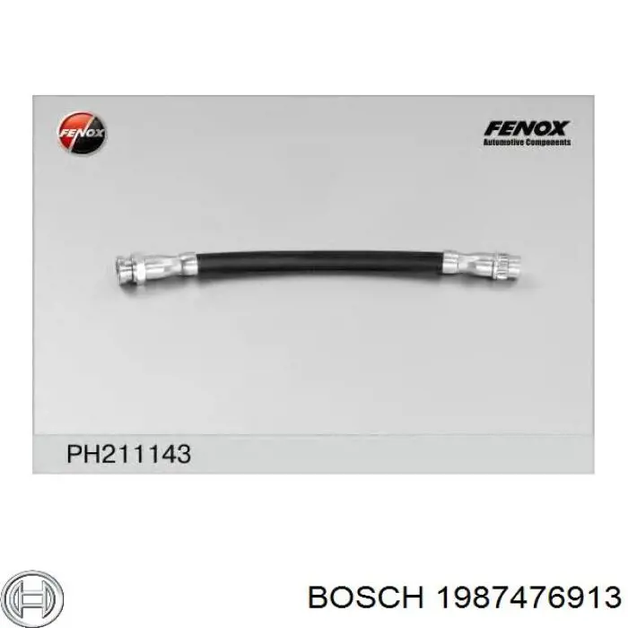 Тормозной шланг задний Bosch 1987476913 цена, от 6.26 USD