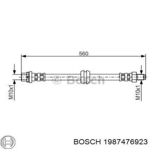 Шланг тормозной передний 1987476923 Bosch