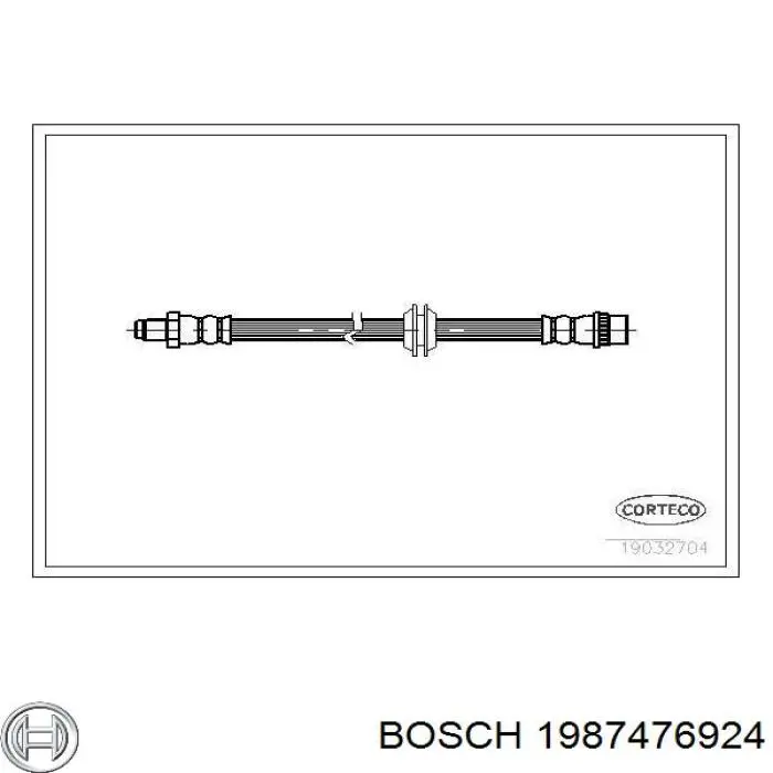 Tubo flexible de frenos trasero 1987476924 Bosch