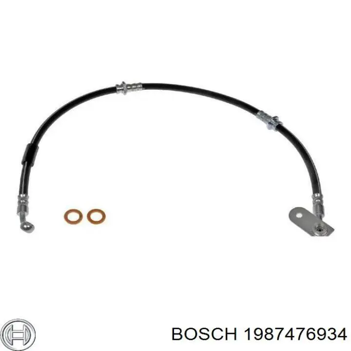 Шланг тормозной передний левый 5155065D00 Suzuki