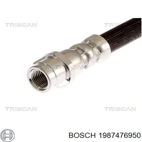 Задний тормозной шланг 1987476950 Bosch