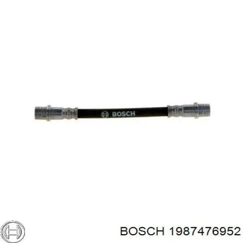 1987476952 Bosch шланг тормозной задний