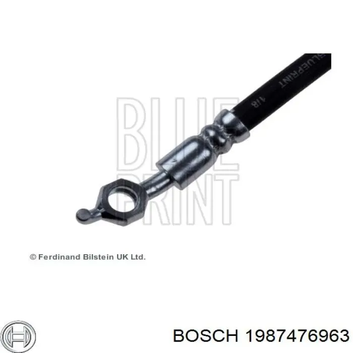 1987476963 Bosch Шланг тормозной передний правый