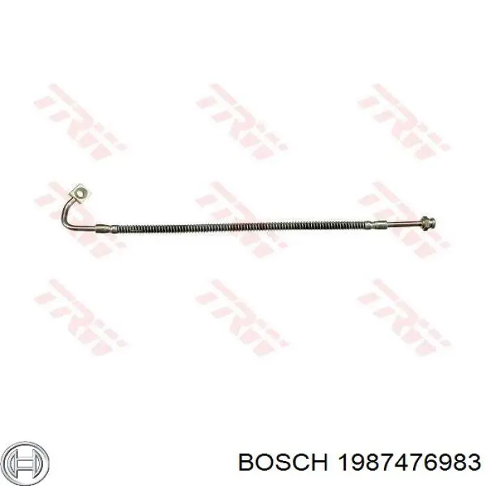 Купить 1987476983 Bosch Шланг тормозной передний левый