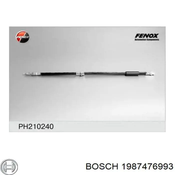 1987476993 Bosch Гибкая тормозная трубка передняя