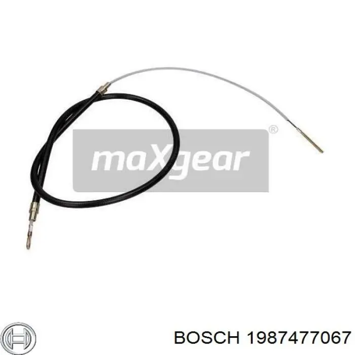 Задний трос ручника 1987477067 Bosch