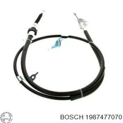 1987477070 Bosch Трос ручного тормоза задний, правый