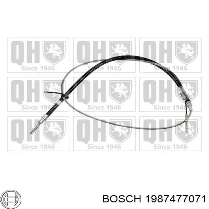Задний трос ручника 1987477071 Bosch