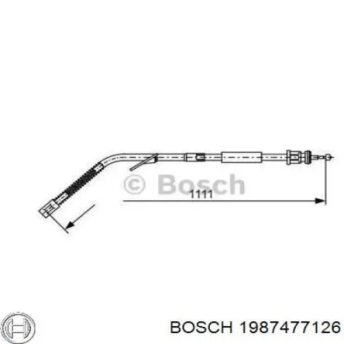 Трос ручника 1987477126 Bosch