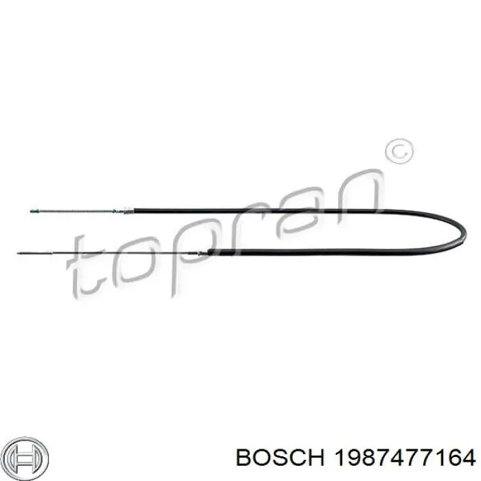 Задний трос ручника 1987477164 Bosch