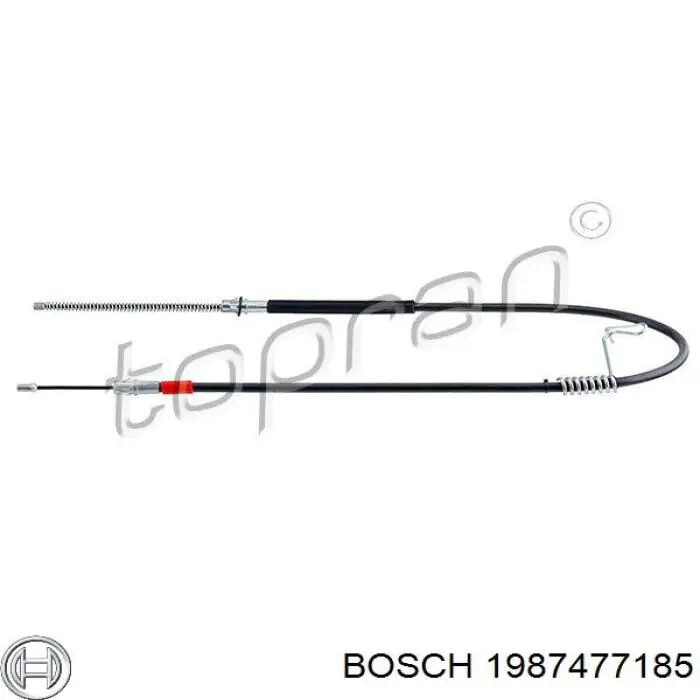 Задний правый трос ручника 1987477185 Bosch
