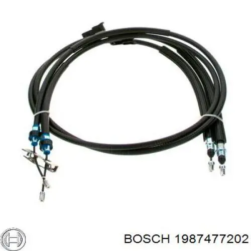Cable de freno de mano trasero derecho/izquierdo 1987477202 Bosch