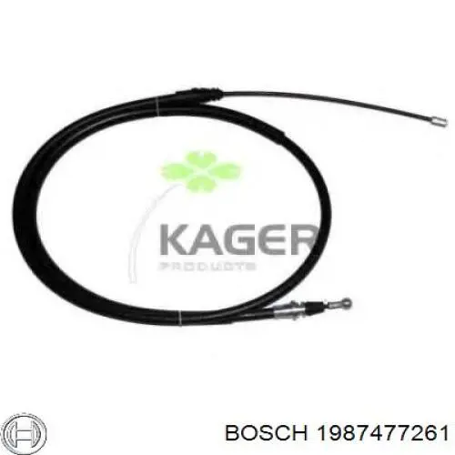 Задний трос ручника Bosch 1987477261 цена, от 17.59 USD