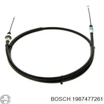 Трос ручного тормоза задний, правый/левый Bosch 1987477261