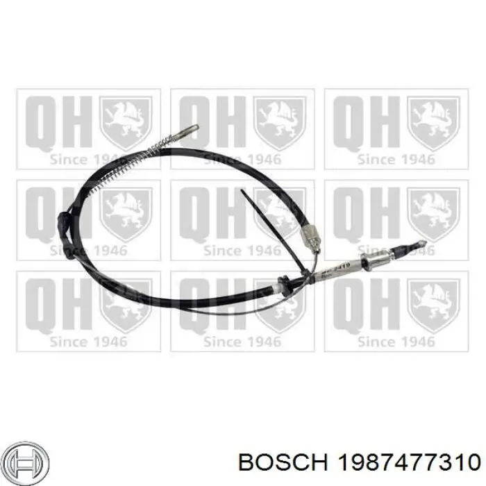 Купить 1987477310 Bosch Задний правый трос ручника