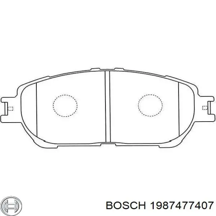 Трос ручного тормоза задний, правый/левый Bosch 1987477407