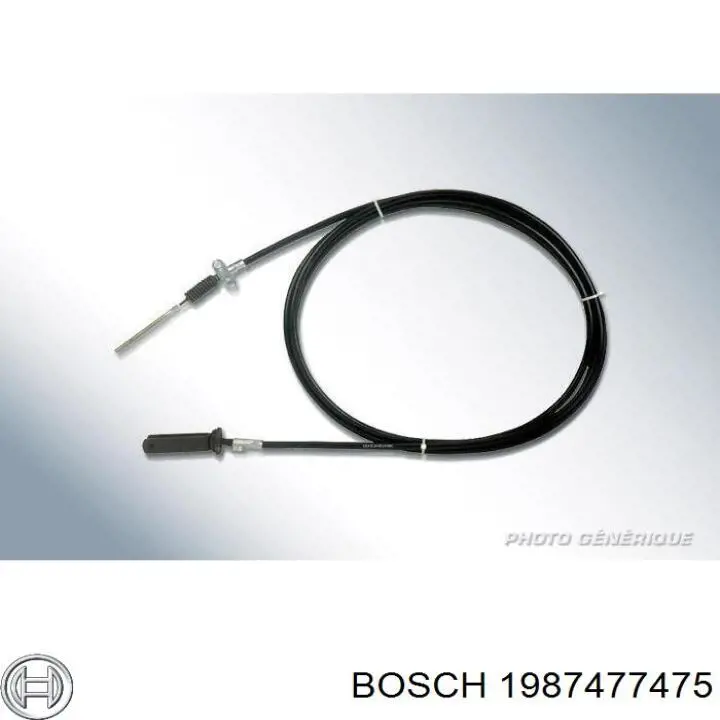 1987477475 Bosch трос ручного тормоза задний правый/левый