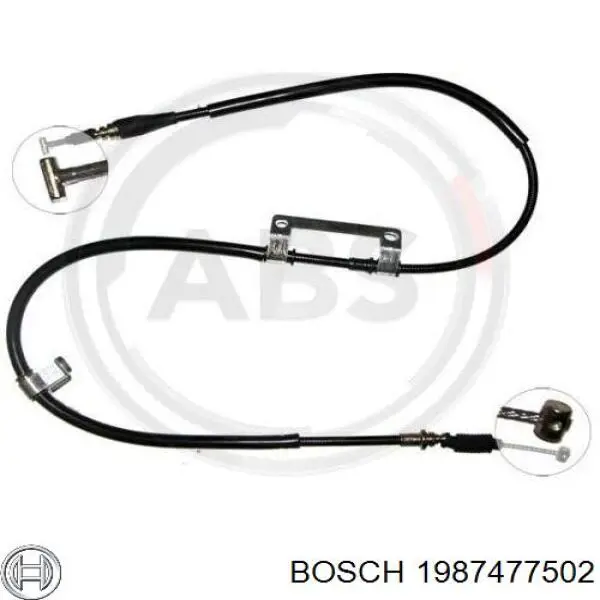 Трос ручника 1987477502 Bosch