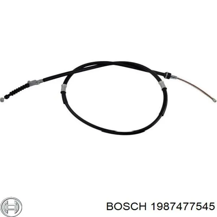 Трос ручного тормоза задний Bosch 1987477545 цена, от 20.60 USD