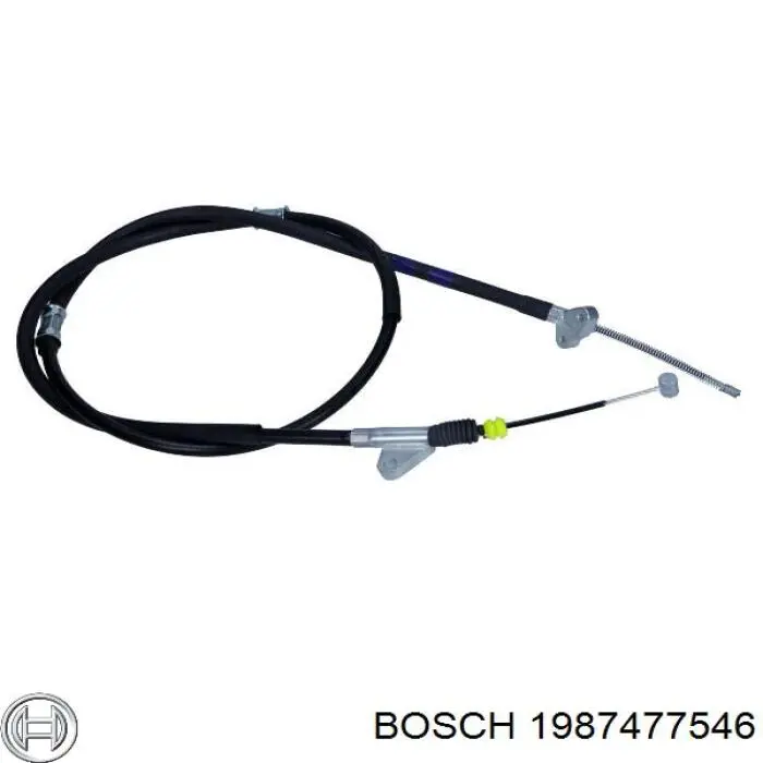 Трос ручного тормоза задний Bosch 1987477546 цена, от 18.68 USD