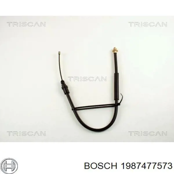 Купить 1987477573 Bosch Задний правый трос ручника