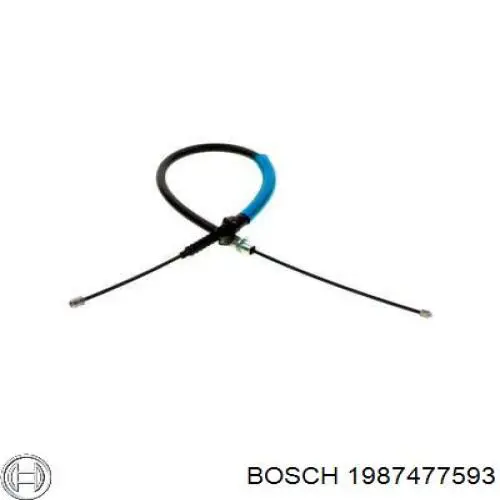 Трос ручника задний Bosch 1987477593