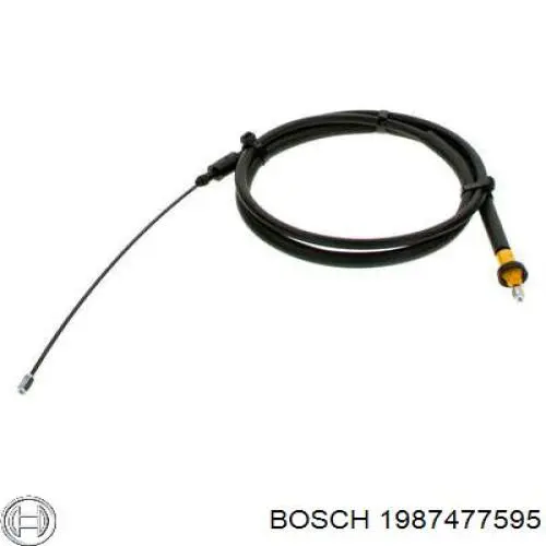 Cable de freno de mano trasero derecho 1987477595 Bosch