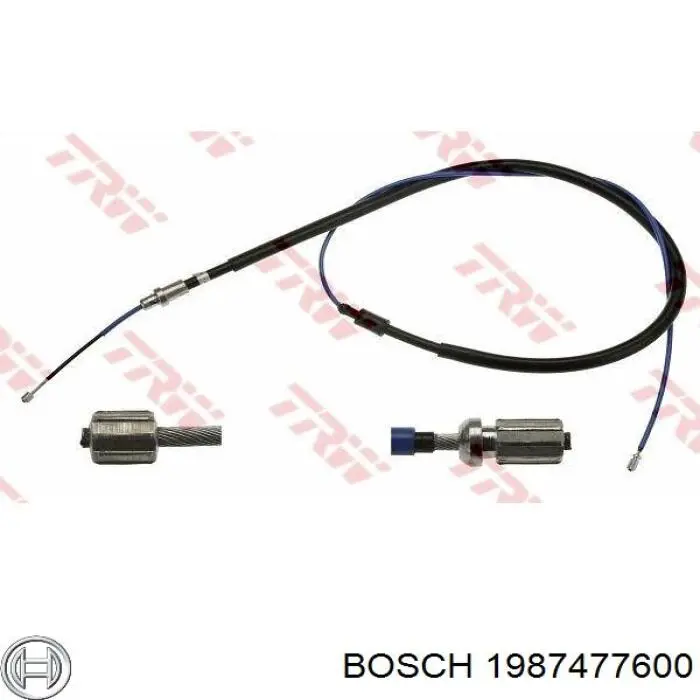 Задний трос ручника 4745V1 Peugeot/Citroen