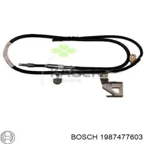 Купить 1987477603 Bosch Трос стояночного тормоза задний левый