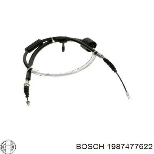 1987477622 Bosch трос ручного тормоза задний левый