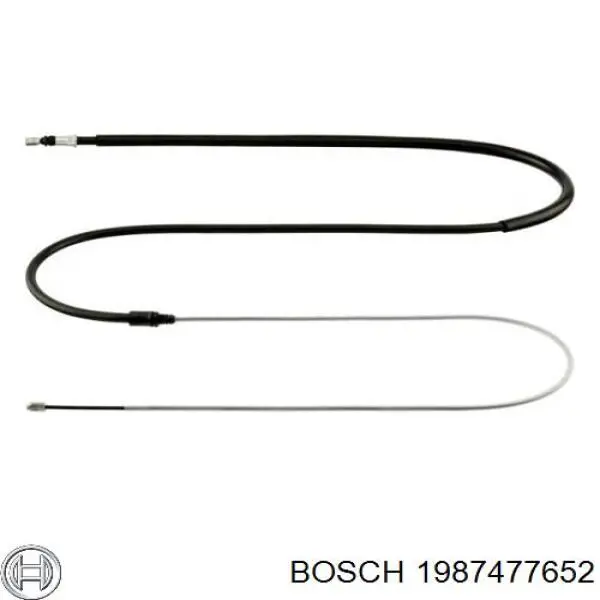 Задний трос ручника 1987477652 Bosch