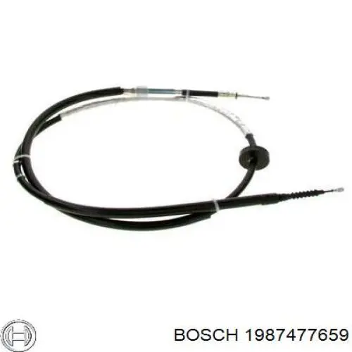 Трос ручного тормоза задний, правый/левый Bosch 1987477659