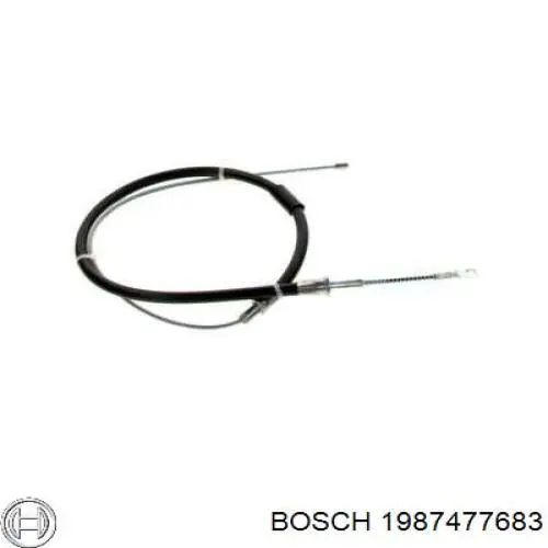 Купить 1987477683 Bosch Задний правый трос ручника