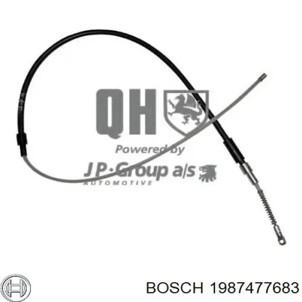 Задний правый трос ручника 1987477683 Bosch