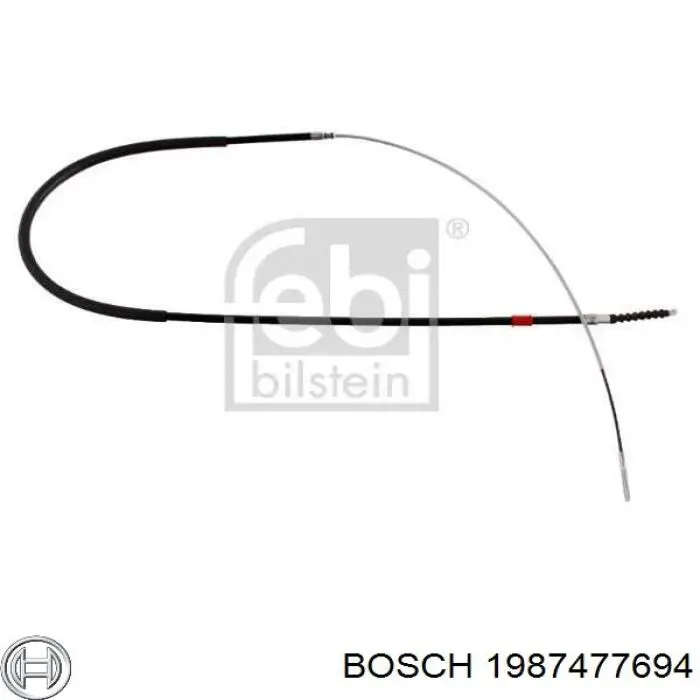 Задний правый трос ручника 1987477694 Bosch