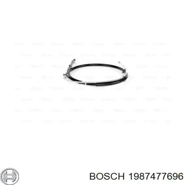 Задний трос ручника 1987477696 Bosch