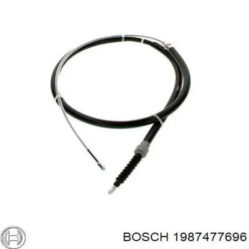Трос ручного тормоза задний, правый/левый Bosch 1987477696