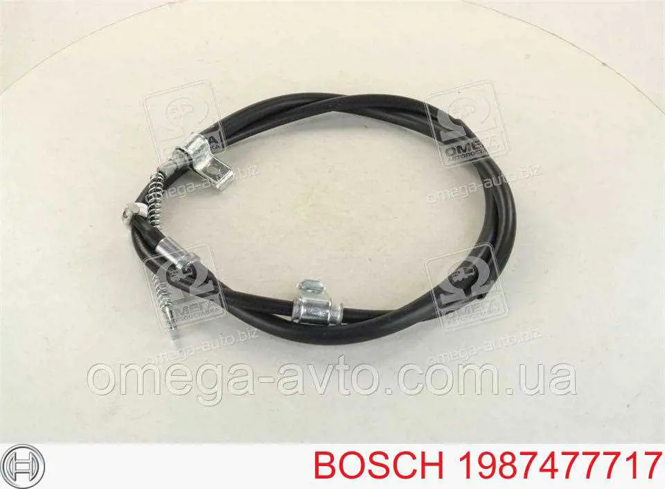 1987477717 Bosch Трос ручного тормоза задний, правый