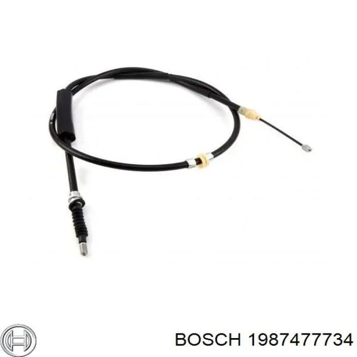 Cable de freno de mano trasero derecho/izquierdo 1987477734 Bosch