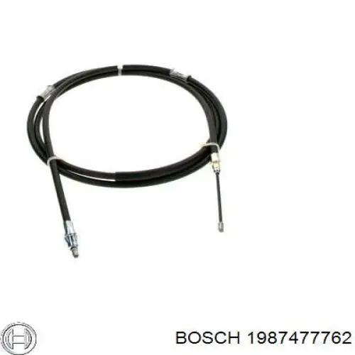 1987477762 Bosch трос ручного тормоза передний