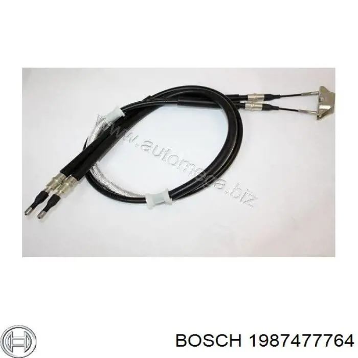 Задний трос ручника Bosch 1987477764 цена, от 32.70 USD