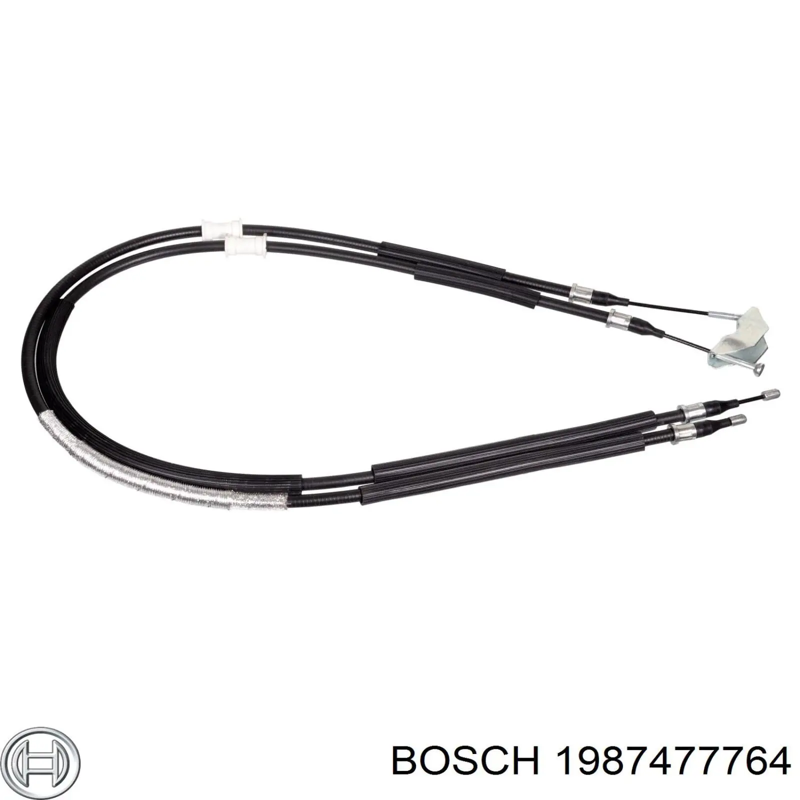 Трос ручного тормоза задний правый/левый Bosch 1987477764